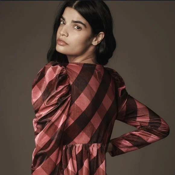 NWT Anthropologie Velvet Babydoll Top ✨🛍️
